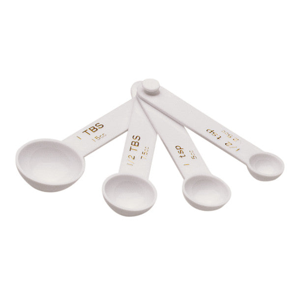 Norpro 4 Pieces White Measuring Spoons