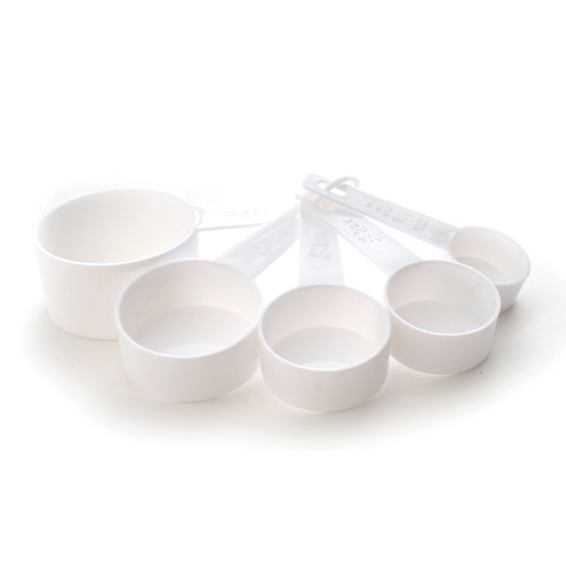 Norpro 5 Pieces White Plastic Measuring Cups – Simple Tidings