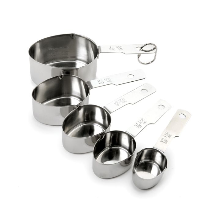 Norpro Stainless Steel Measuring Cups, Set of 5