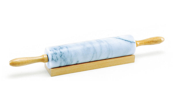 Norpro Marble Rolling Pin With Wood Stand