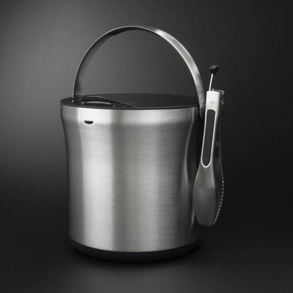 OXO Steel Ice Bucket & Tong Set