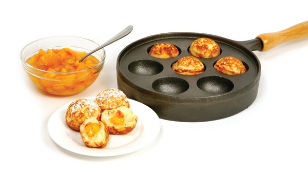 Norpro Cast Iron Aebleskiver Pan