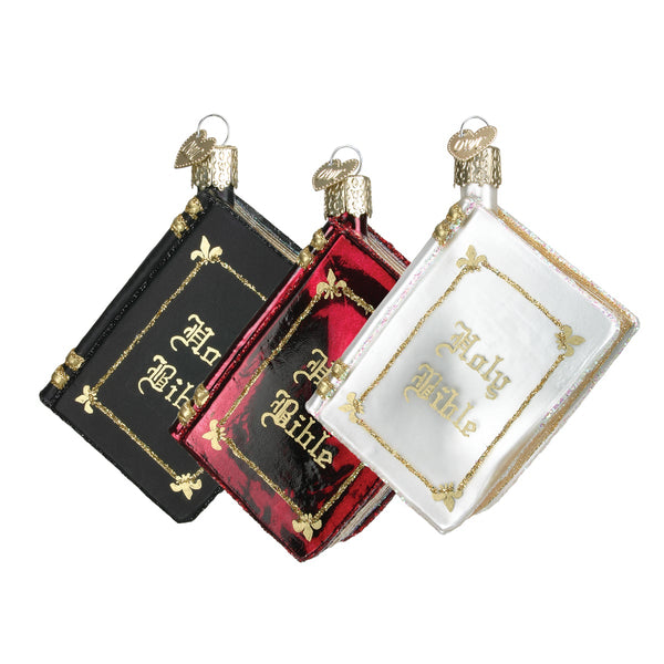 Old World Christmas Bible Ornament