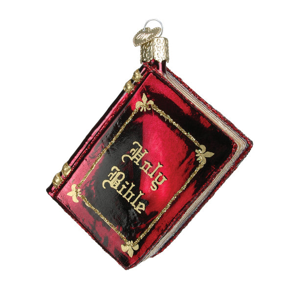 Old World Christmas Bible Ornament
