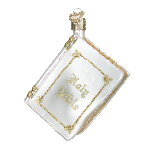 Old World Christmas Bible Ornament