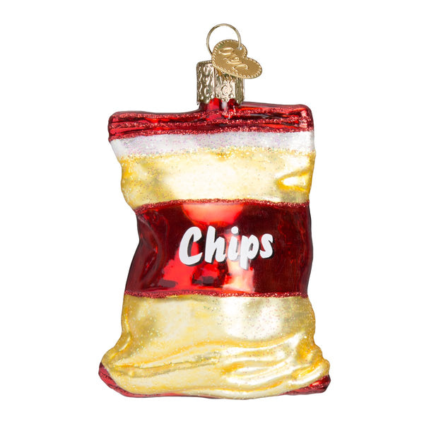 Old World Christmas Bag of Chips Ornament