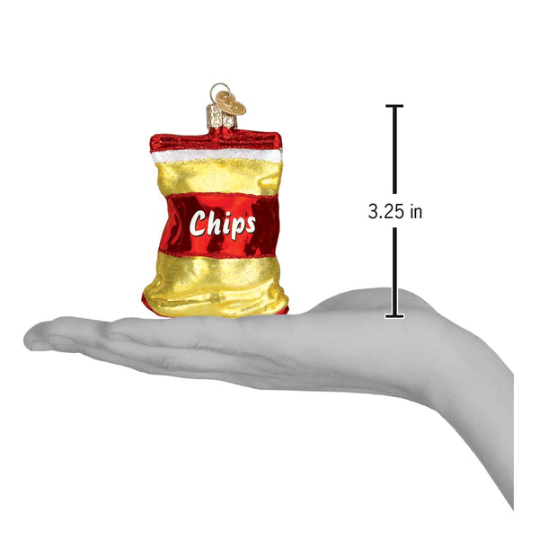 Old World Christmas Bag of Chips Ornament