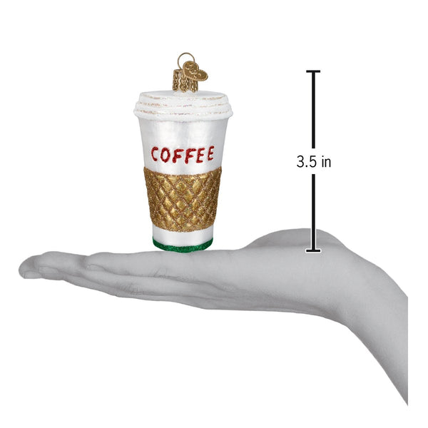 Old World Christmas Coffee To Go Ornament