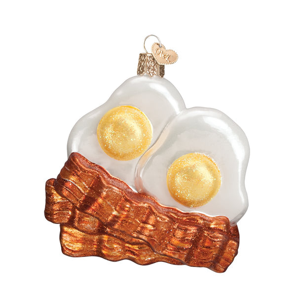Old World Christmas Bacon & Eggs Ornament