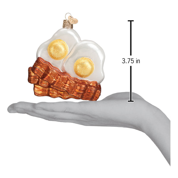 Old World Christmas Bacon & Eggs Ornament