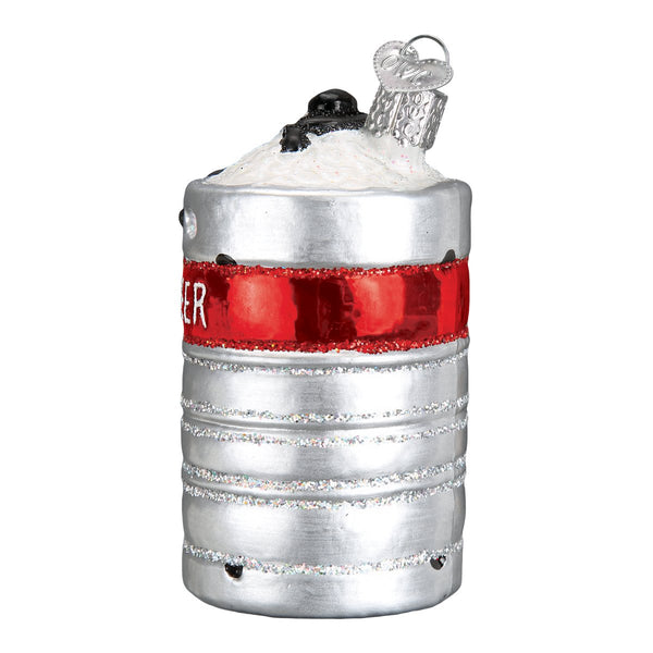 Old World Christmas Ornament Beer Keg