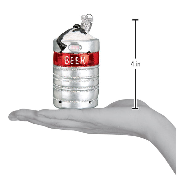 Old World Christmas Ornament Beer Keg