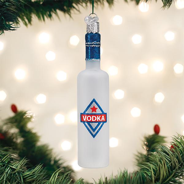 Old World Christmas Vodka Bottle Ornament