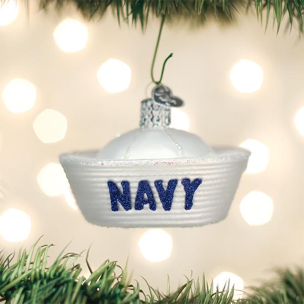Old World Christmas Navy Cap