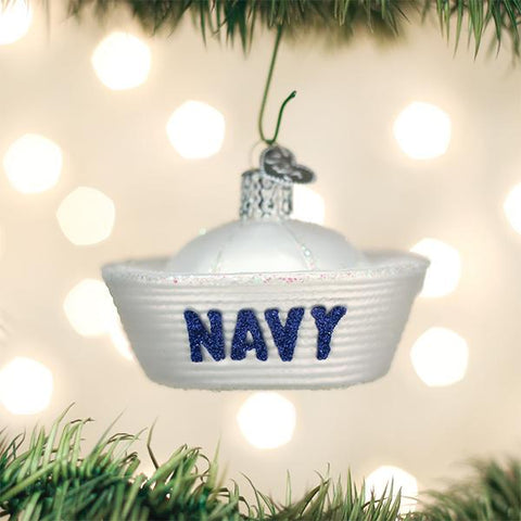 Old World Christmas Navy Cap