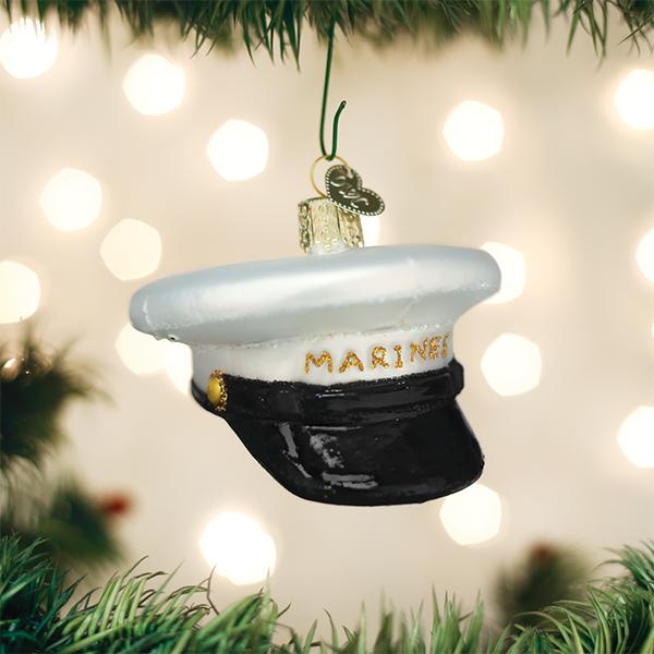 Old World Christmas Marines Cap