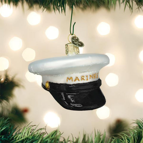 Old World Christmas Marines Cap