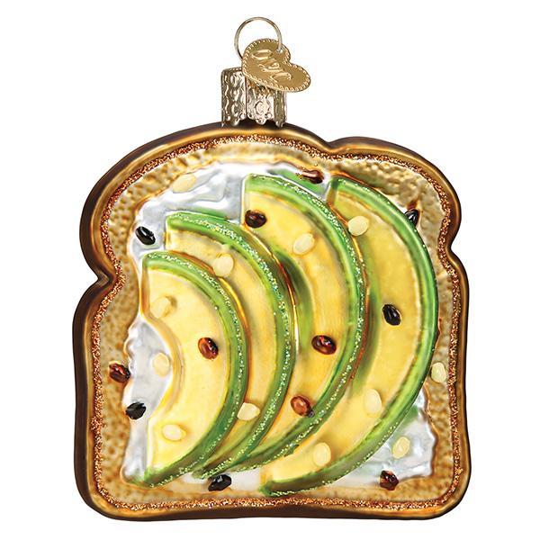 Old World Christmas Avocado Toast