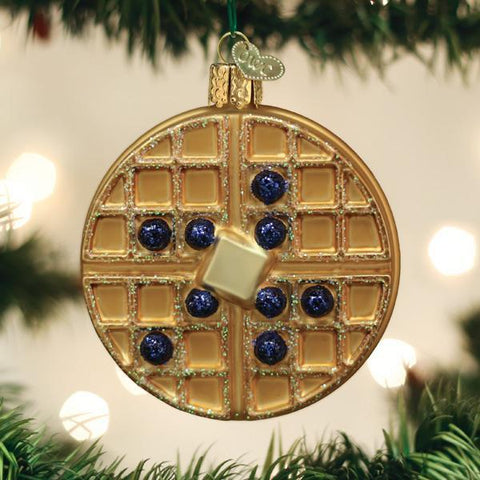 Old World Christmas Ornament Waffle