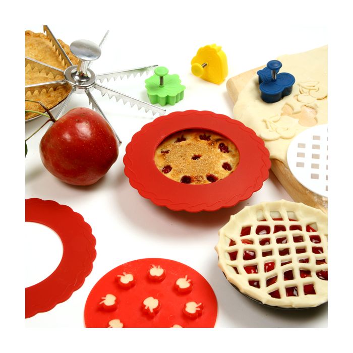 Norpro Mini Silicone Pie Pan Shields Set of 4