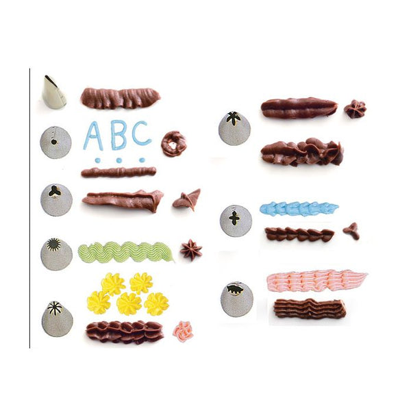 Norpro Stainless Steel Cookie Icing Press with Storage Case