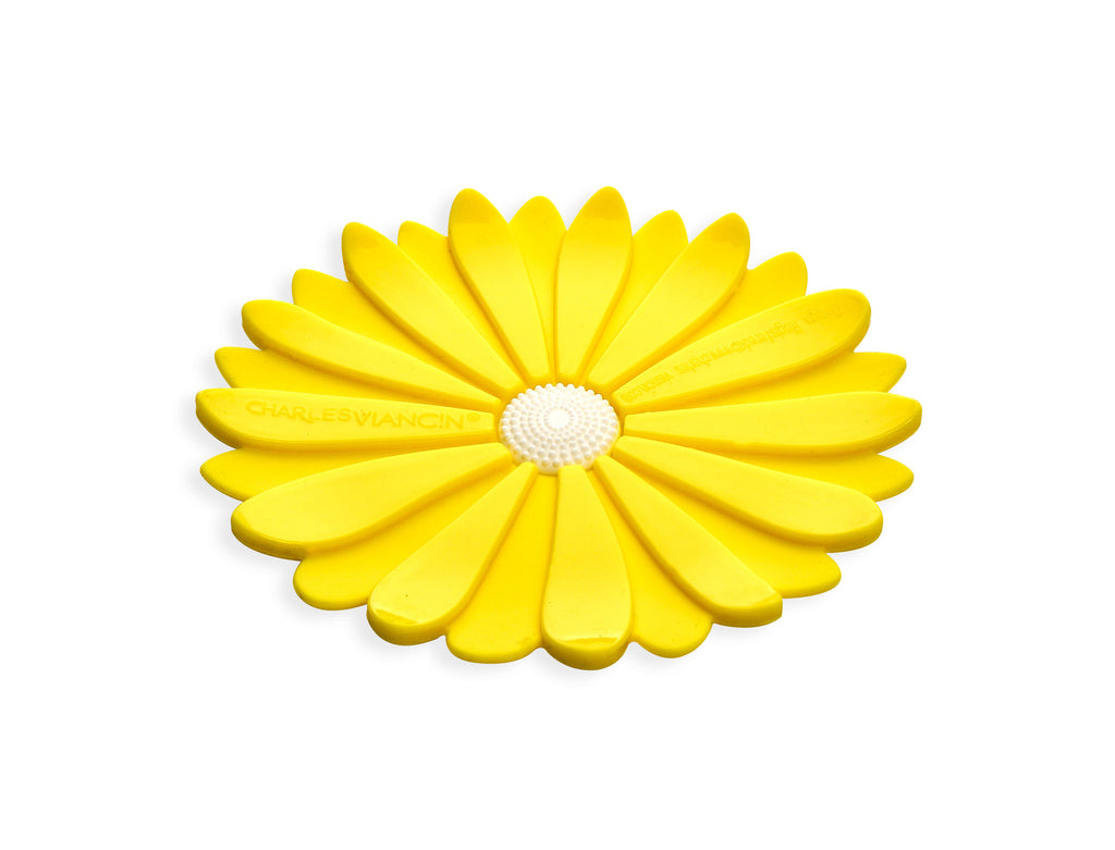 Charles Viancin Silicone Coaster Yellow Daisy