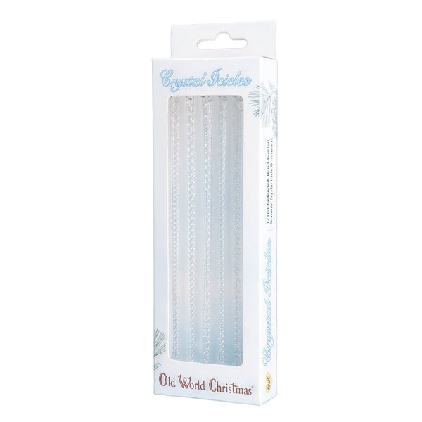 Old World Christmas 12 Piece 6" Crystal Icicles