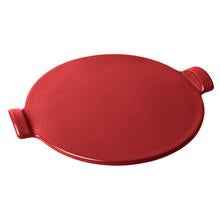 Emile Henry 10" Round Small Pizza Stone Red/Burgundy