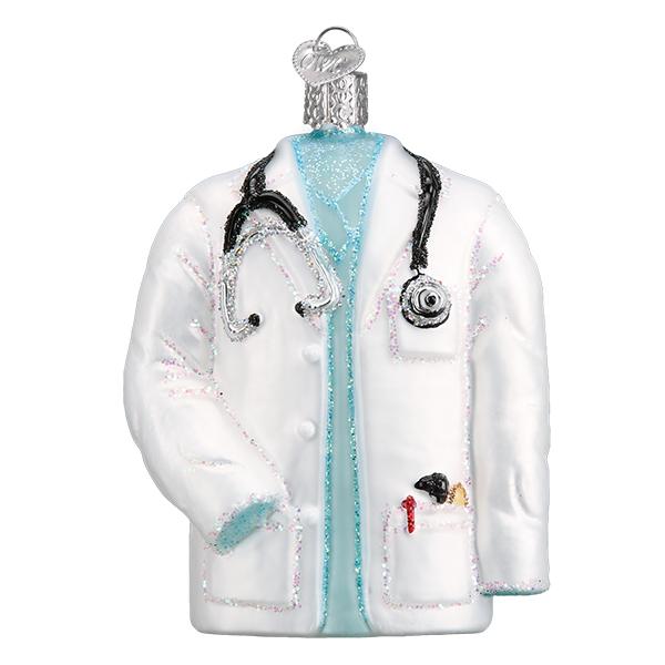 Old World Christmas Doctor's Coat Ornament