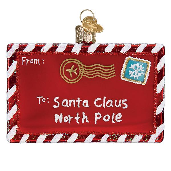 Old World Christmas Letters To Santa Ornament