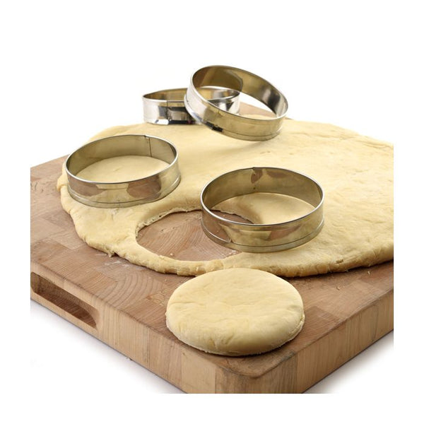Norpro Stainless Steel English Muffin Rings Set of 4