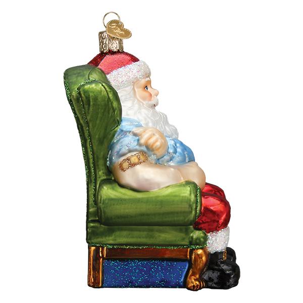 Old World Christmas Ornament Santa Vaccinated