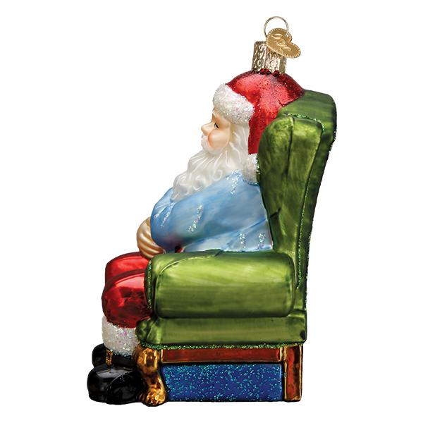 Old World Christmas Ornament Santa Vaccinated