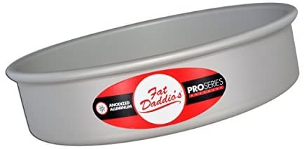 Fat Daddio's Anodized Aluminum Round Cake Pan 7-Inch x 2-Inch