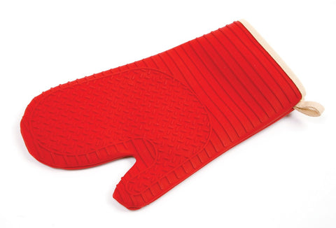 Norpro Silicone/ Fabric Oven Glove Red