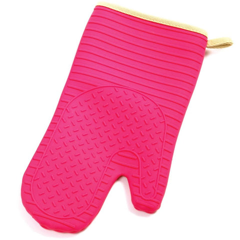 Norpro Silicone/ Fabric Oven Glove Pink