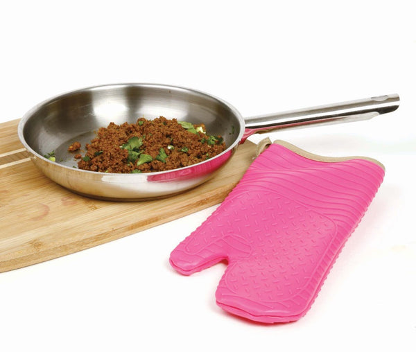 Norpro Silicone/ Fabric Oven Glove Pink
