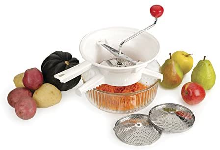 RSVP Rotary Food Mill with Stainless Steel Interchangeable Disks