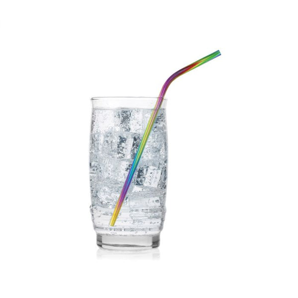 HIC Rainbow Straws Set of 4