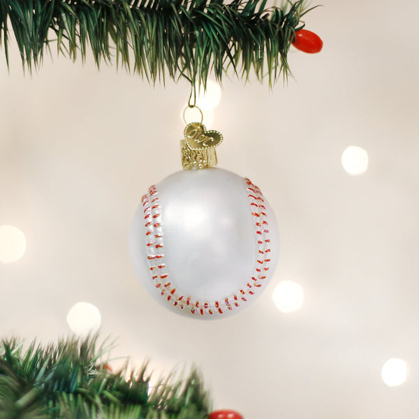 Old World Christmas Ornament Baseball