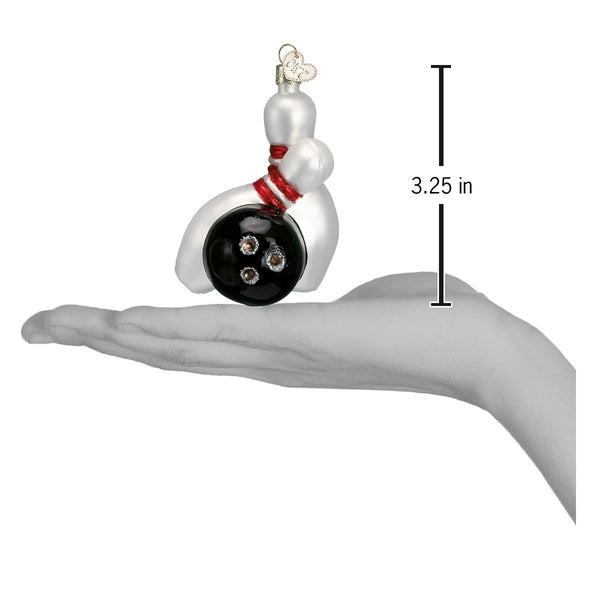 Old World Christmas Bowling Ball & Pins Ornament