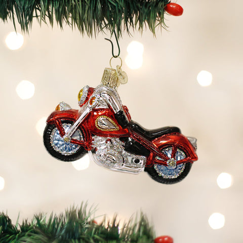 Old World Christmas Motorcycle