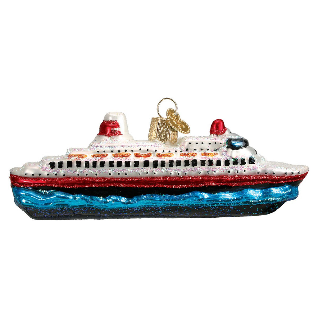 Old World Christmas Cruise Ship Ornament