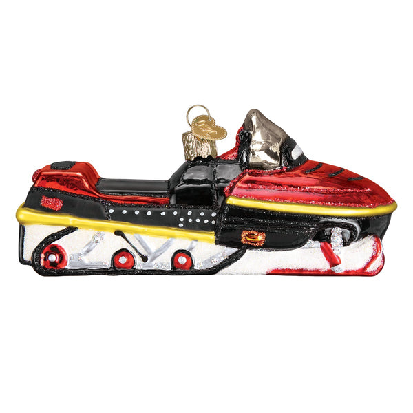 Old World Christmas Snowmobile Ornament