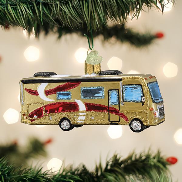 Old World Christmas Class A Motorhome Ornament