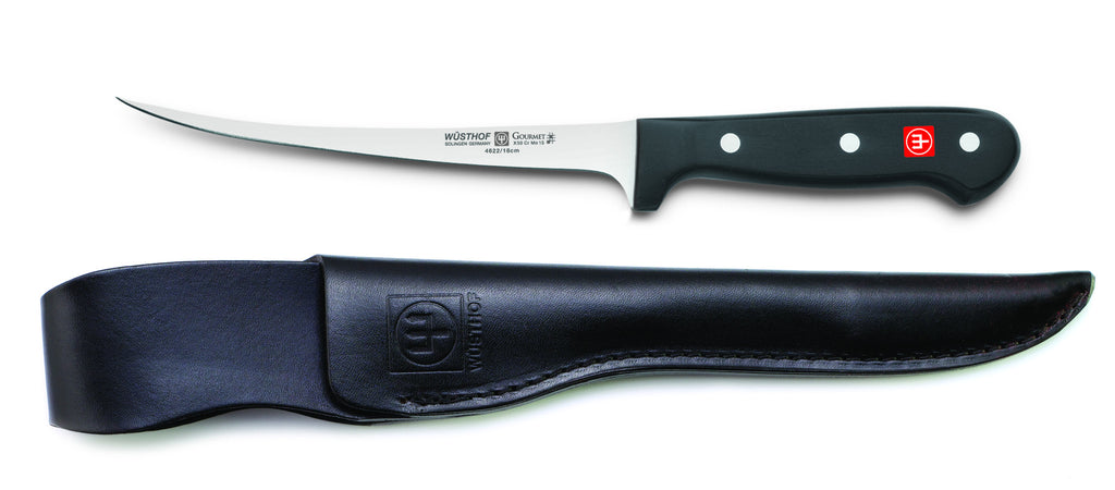 Wusthof Gourmet 7" Fillet Knife With Leather Sheath