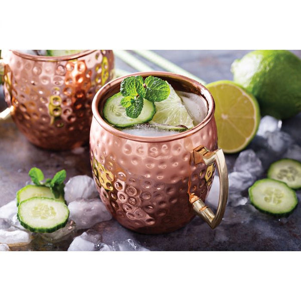 HIC Copper Hammered Mug