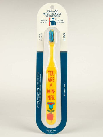 Blue Q Toothbrush You Are A Winner.