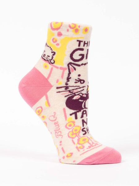 Blue Q Womens Ankle Socks This Girl Takes No Shit