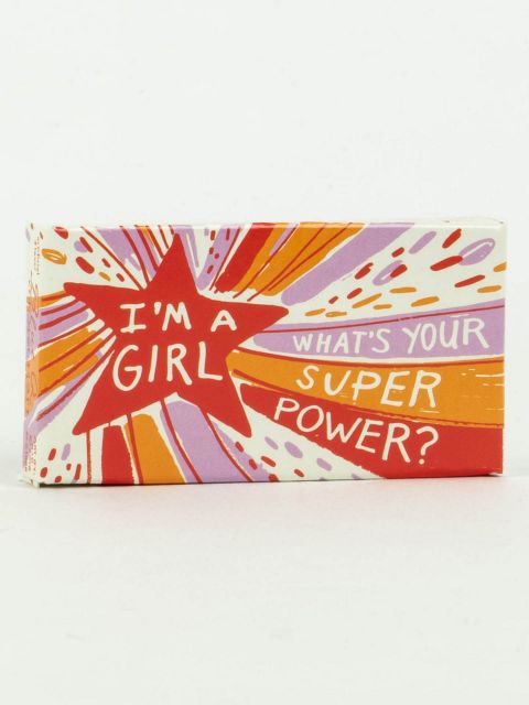 Blue Q Gum I'm a Girl What's your Super Power?